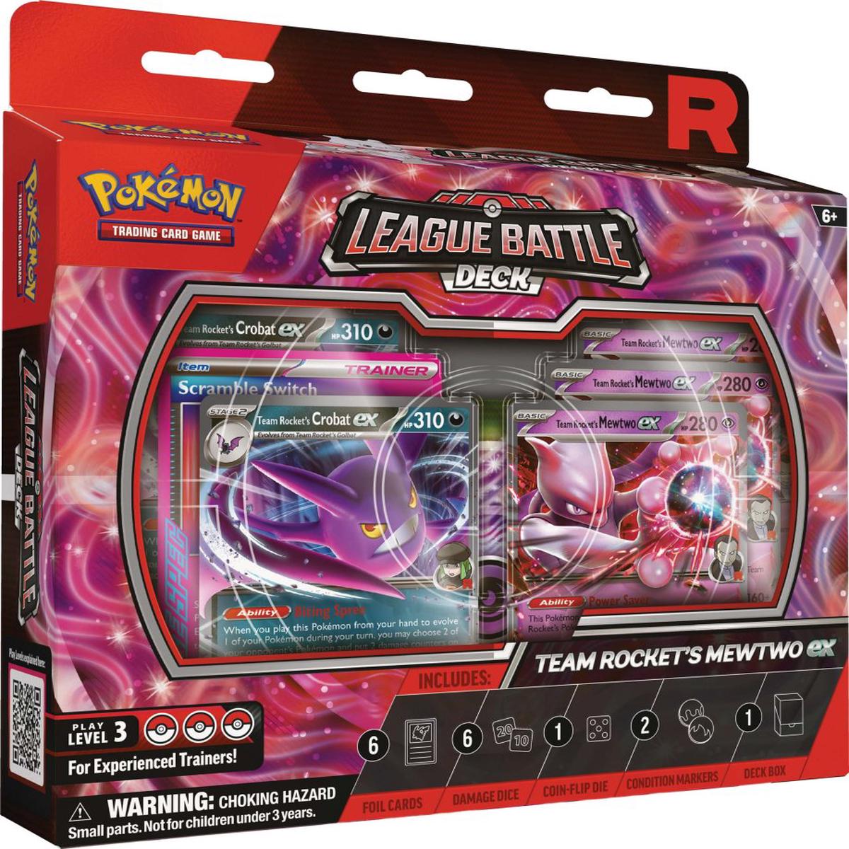 Pokmon TCG Team Rockets Mewtwo ex League Battle Deck