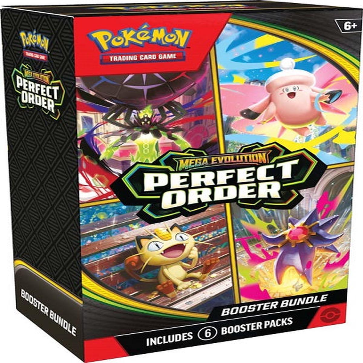 *Pre-order* Pokemon TCG: Mega Evolution Perfect Order Booster Bundle (27th March)