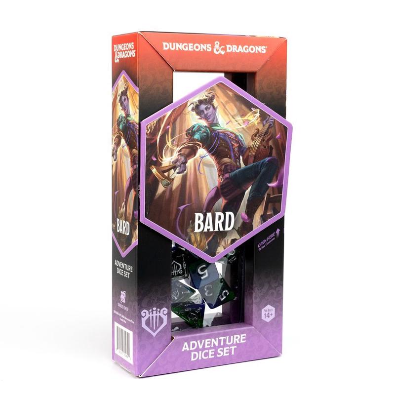 Sirius DZ2002-09 Dice D&D Adventure Dice Bard Blue