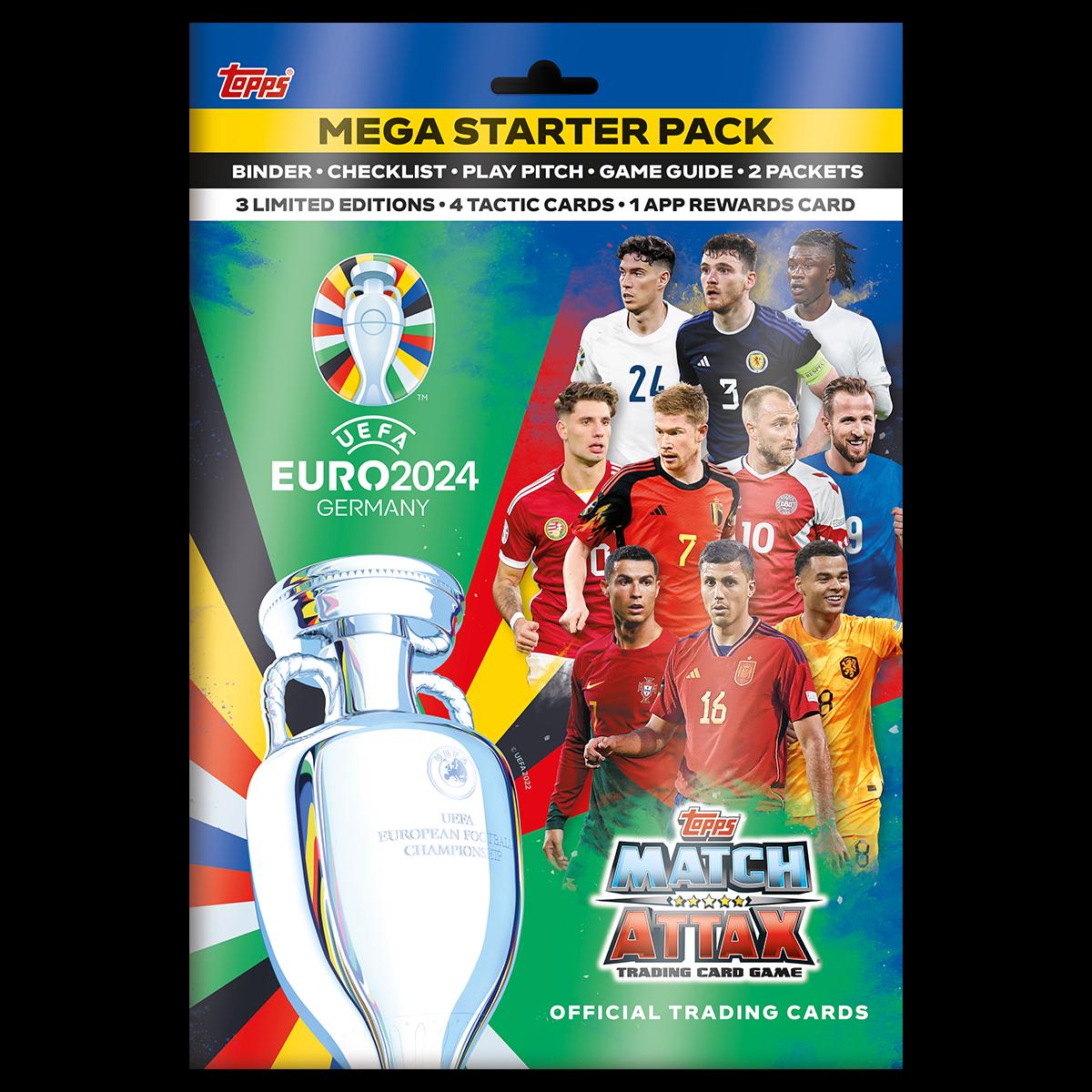 Topps Match Attax EURO 2024 Trading Cards Starter Pack