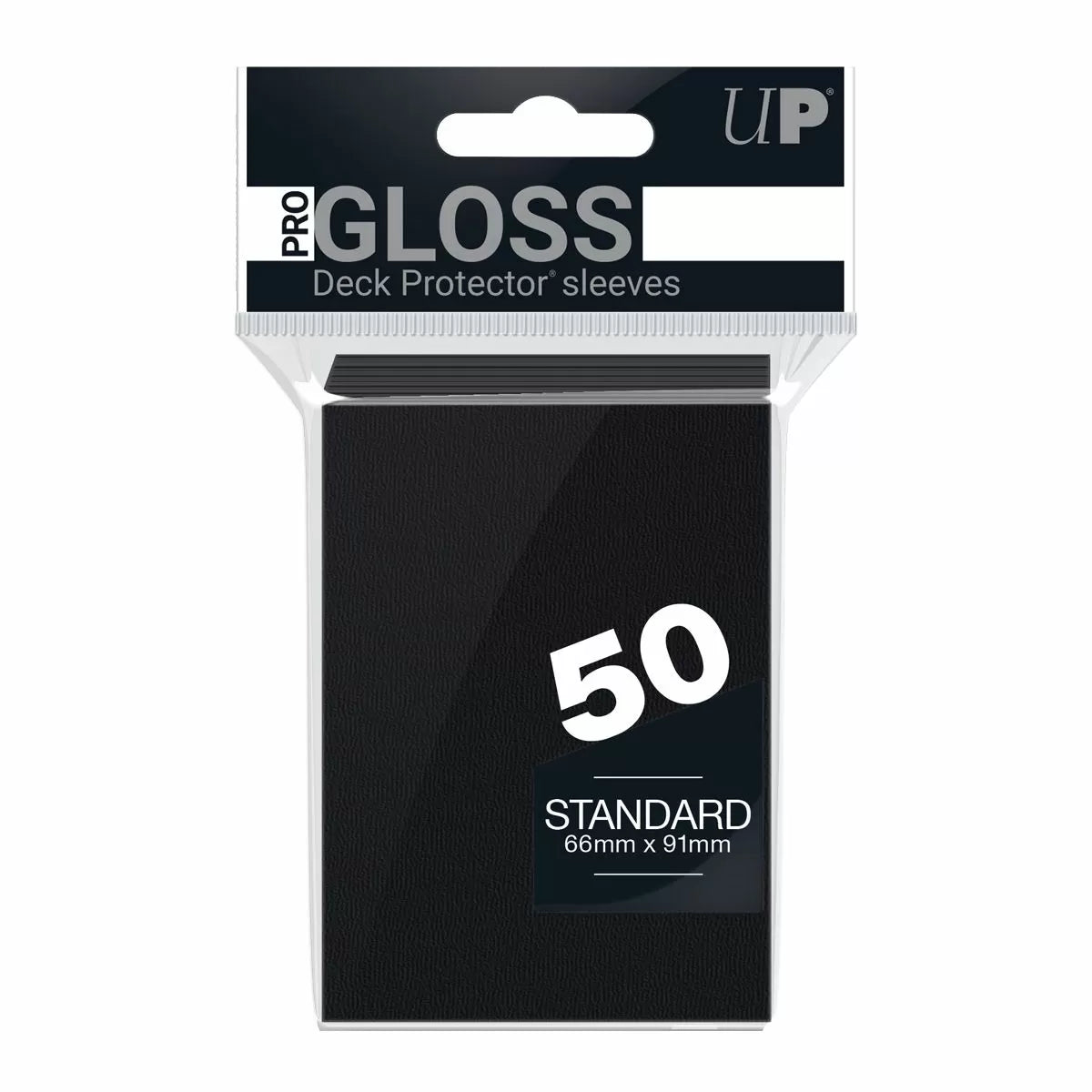 Ultra Pro Pro-Gloss Standard Deck Protector Sleeves 50 pack (Black)