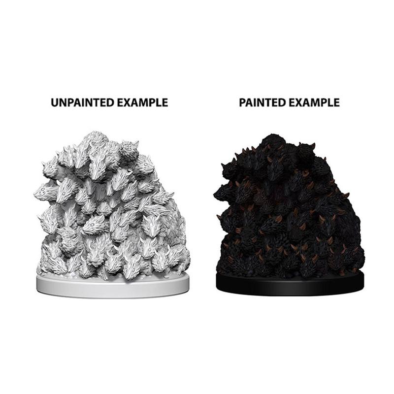 WizKids 73089 Deep Cuts Unpainted Miniatures: Swarm of Rats