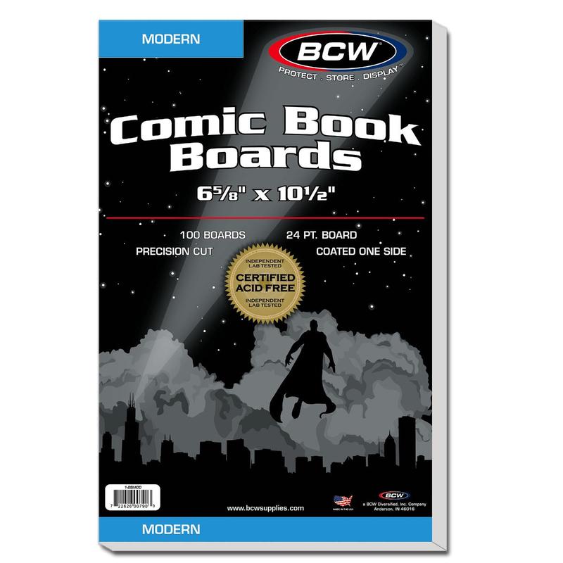 BCW / Monster 1-BBMOD Comic Backing Boards Modern 6 5/8 X 10 1/2