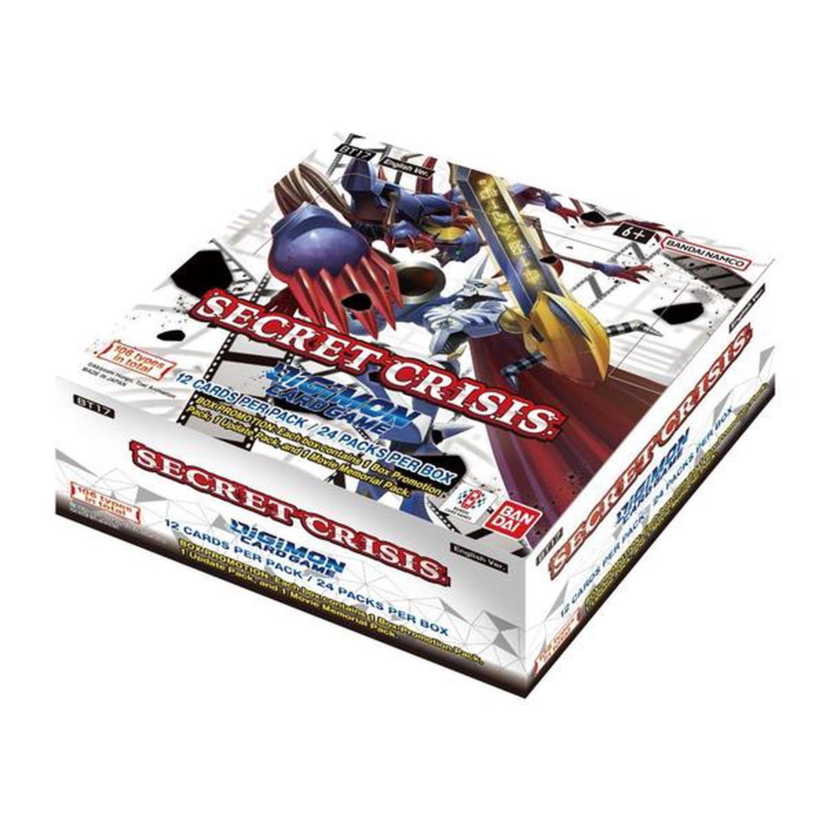 Digimon Card Game  Secret Crisis (BT17) Booster Box