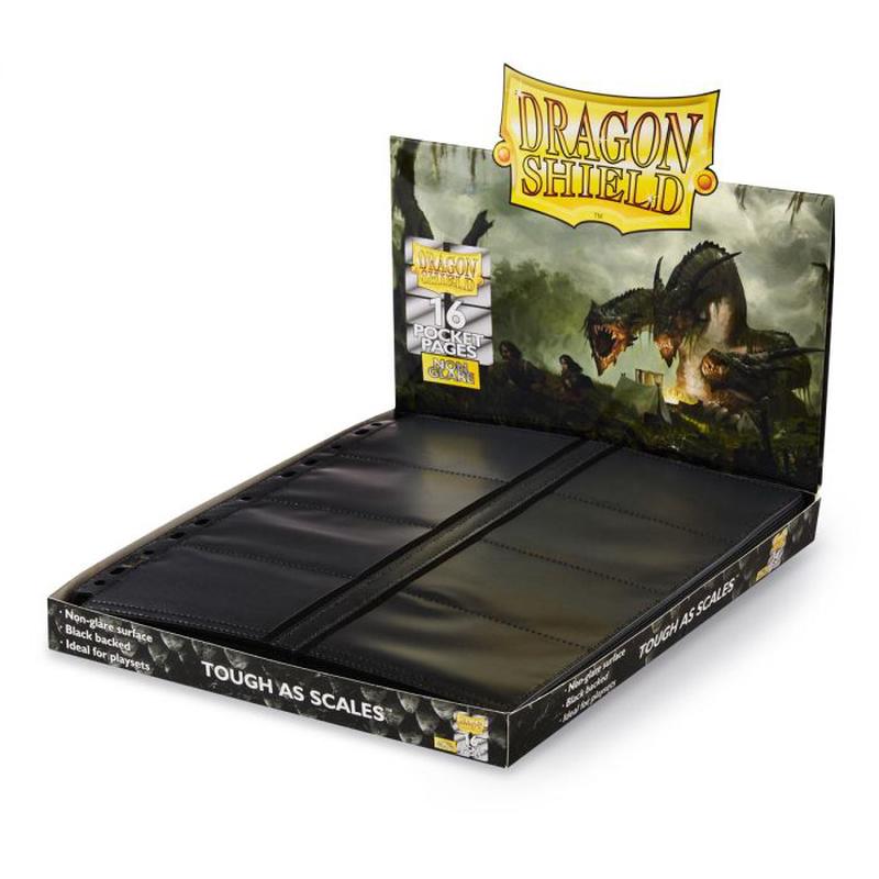 Dragon Shield AT-10312 16-Pocket Pages Centerloaded NonGlare