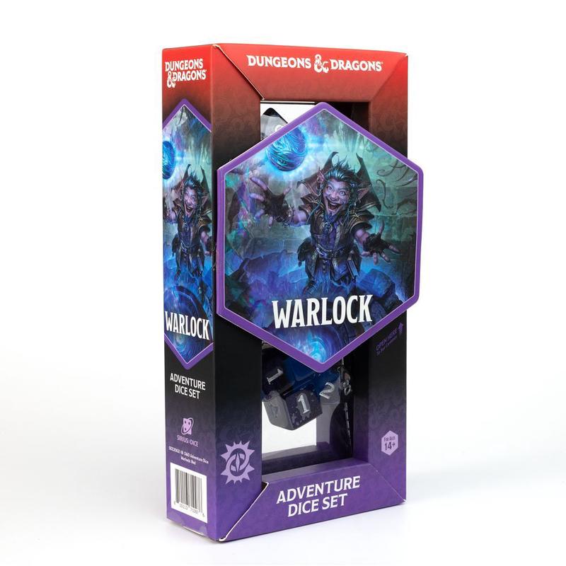 Sirius DZ2002-18 Dice D&D Adventure Dice Warlock Purple