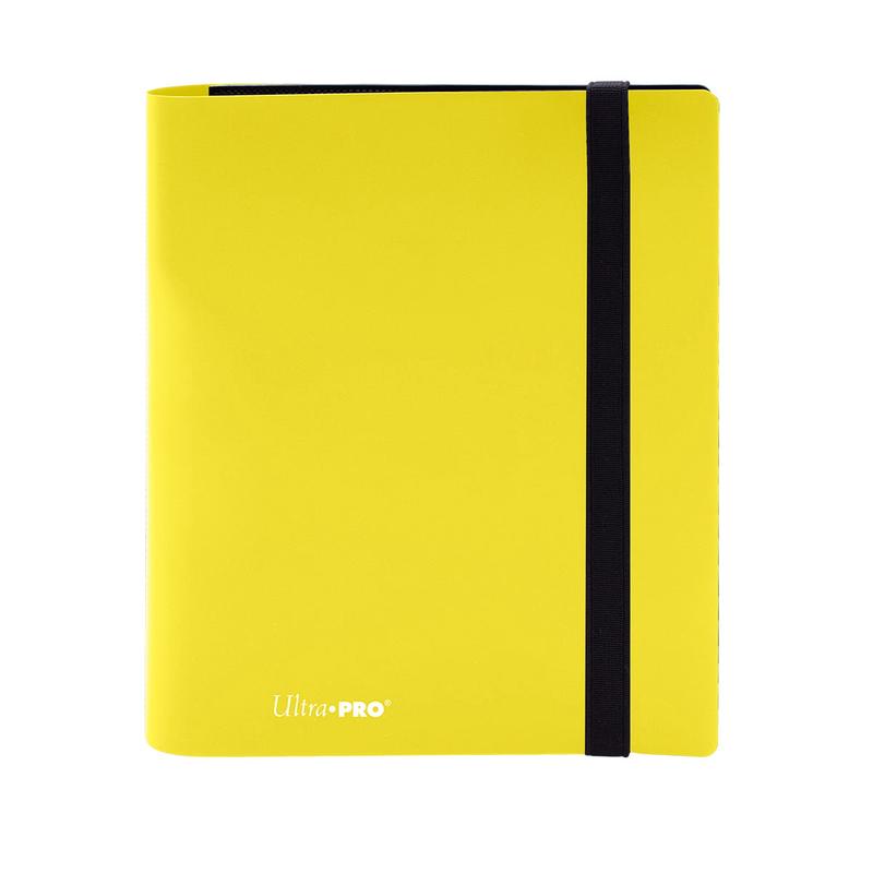 Ultra Pro 15383 PRO-Binder: 4-Pocket Eclipse Lemon Yellow