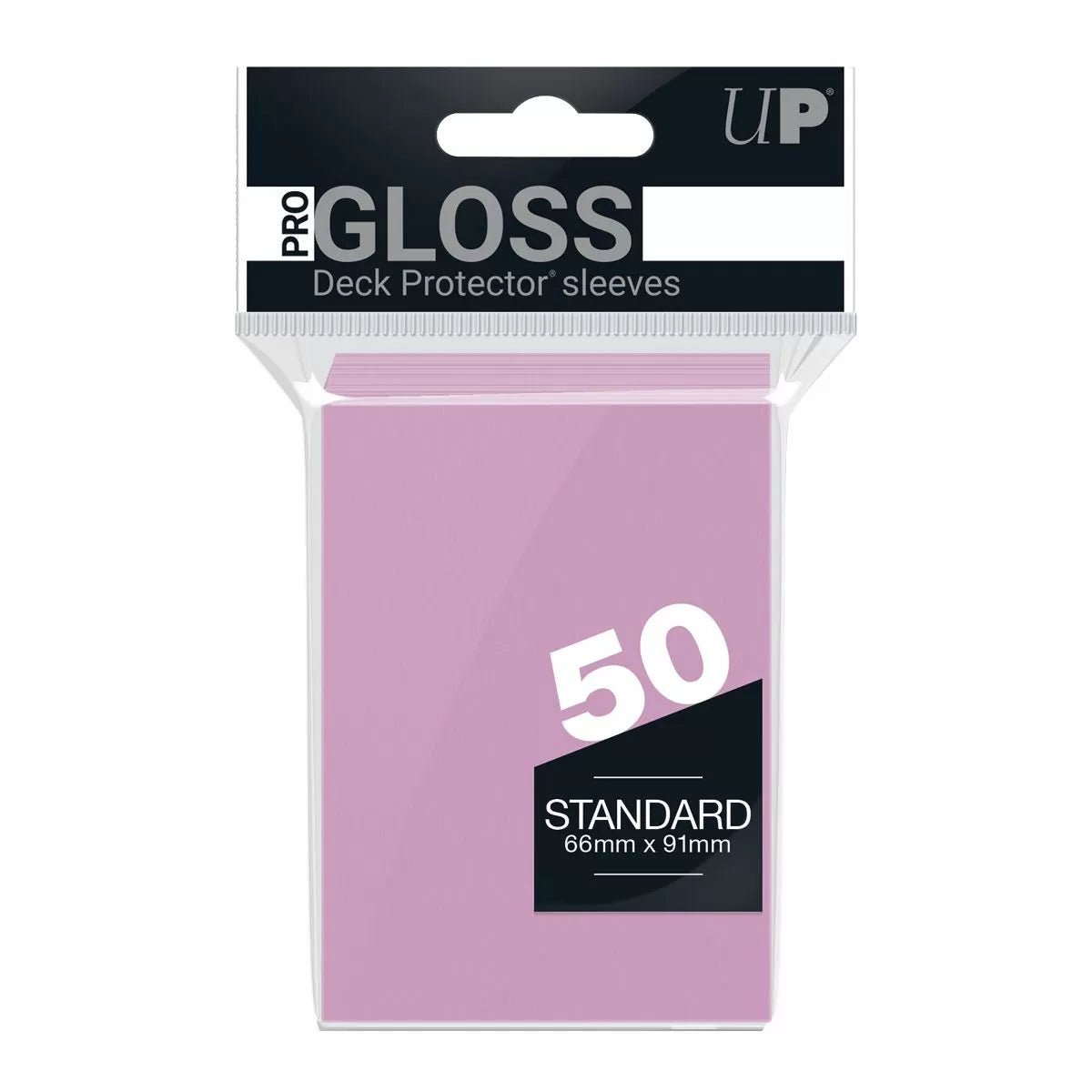 Ultra Pro Pro-Gloss Standard Deck Protector Sleeves 50 pack (Pink)