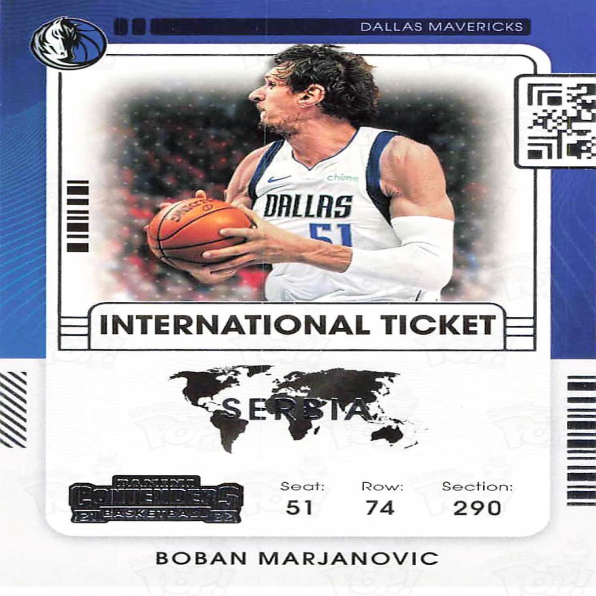 2021-22 Panini Contenders International Ticket Boban Marjanovic