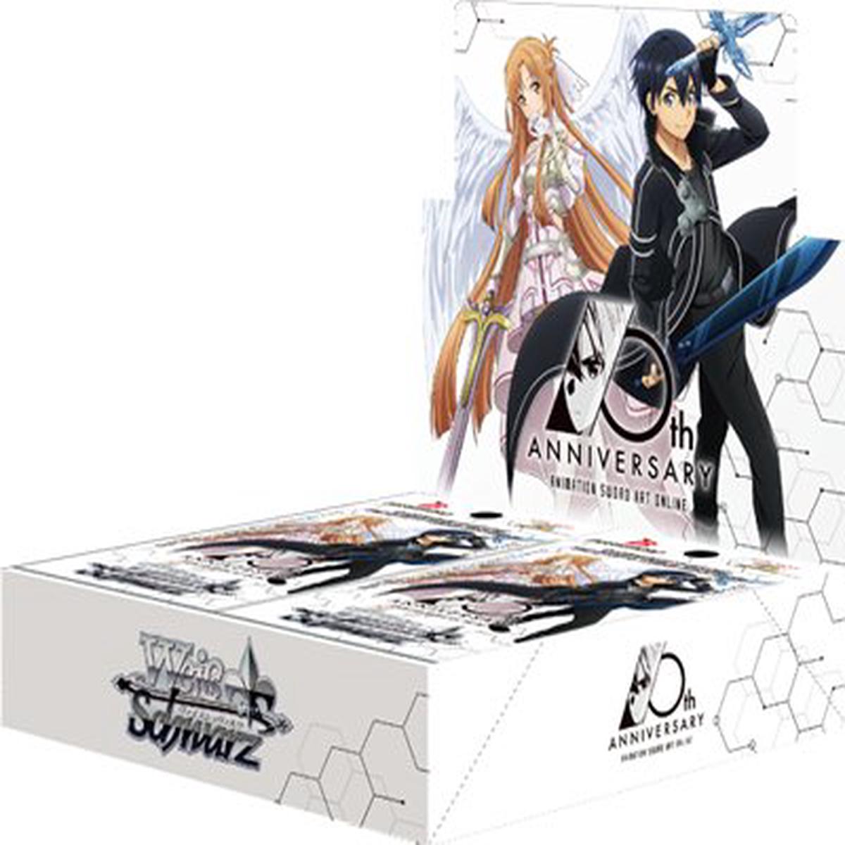 Anime Sword Art Online 10th Anniversary - Weiss Schwarz Card Game - Booster Box