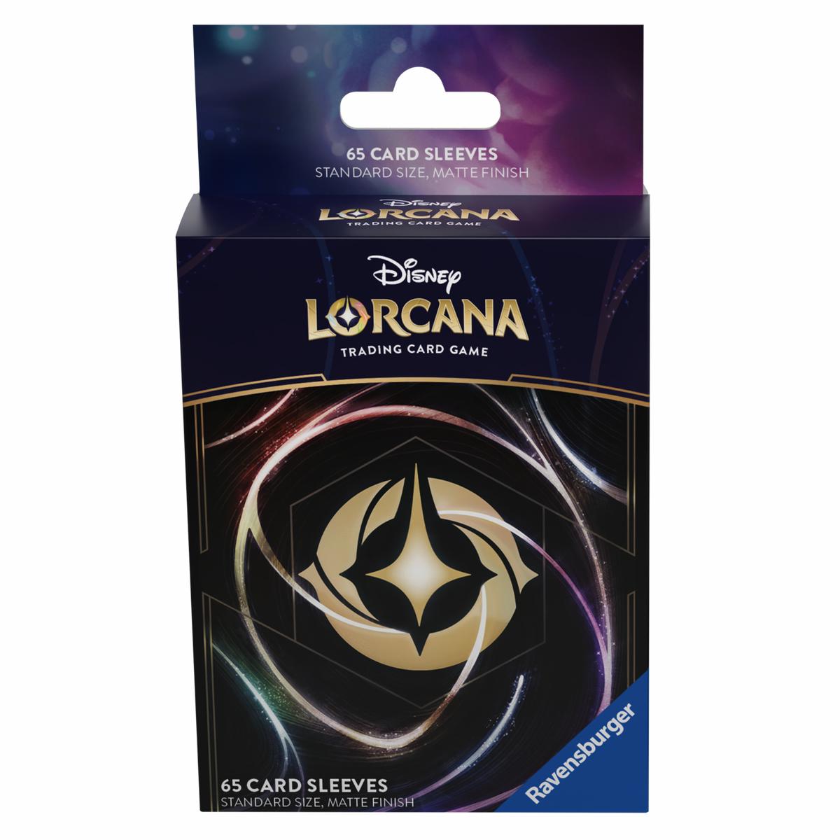 Disney Lorcana - 65 Ravensburger Logo Card Sleeves Retro Paper