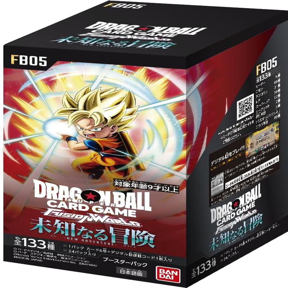 Dragon Ball Super Card Game Fusion World - NEW ADVENTURE- FB05 - Booster Box - Japanese Ver