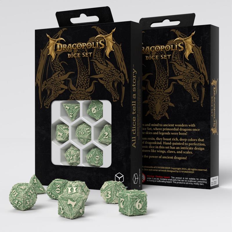 Q Workshop SDCP03 Dracopolis Dice Set The Andean Longneck