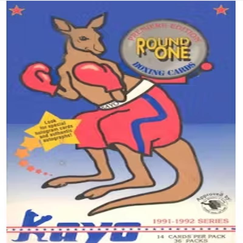 1991-92 Series Kayo Boxing Round One Premier Edition Boxing Cards Hobby Box (36 Packs Per Box)