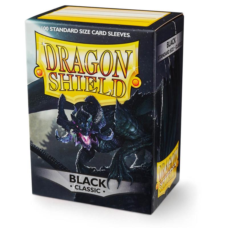 Dragon Shield AT-10002 Sleeves (100) Black Classic
