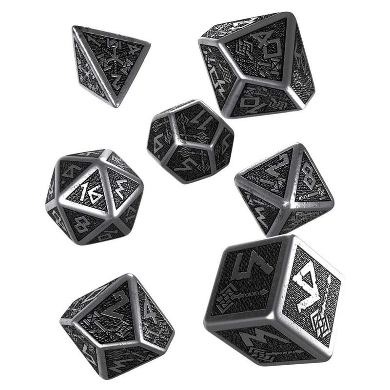Q Workshop SMDW01 Metal Dwarven Dice Set