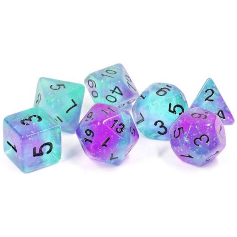 Sirius SIRIUS6-03 Dice Set Peacock Glowworm