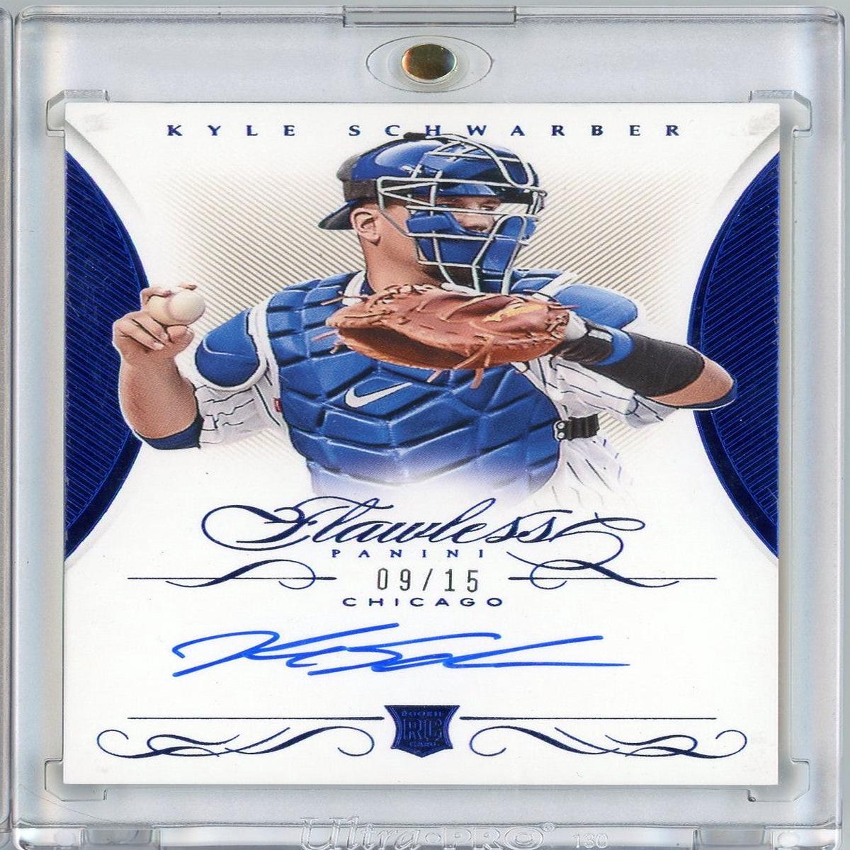 2016 Panini Flawless Kyle Schwarber #RF-KS /15 Auto Rookie RC Baseball Card