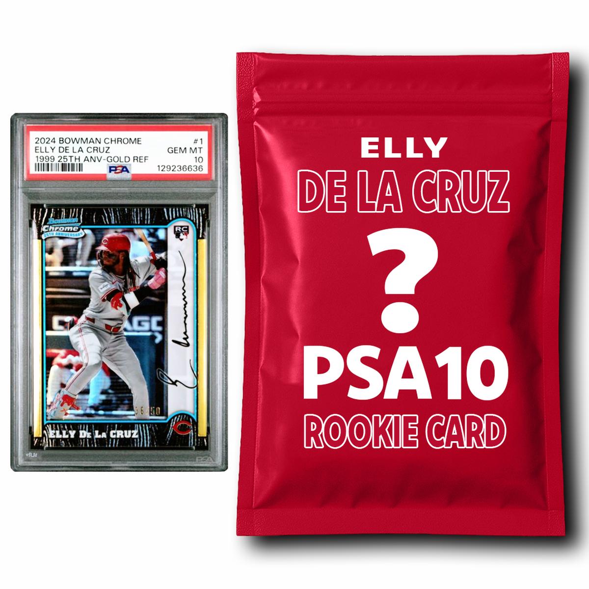 Elly De La Cruz PSA 10 Graded Rookie Baseball Card Mystery Pack