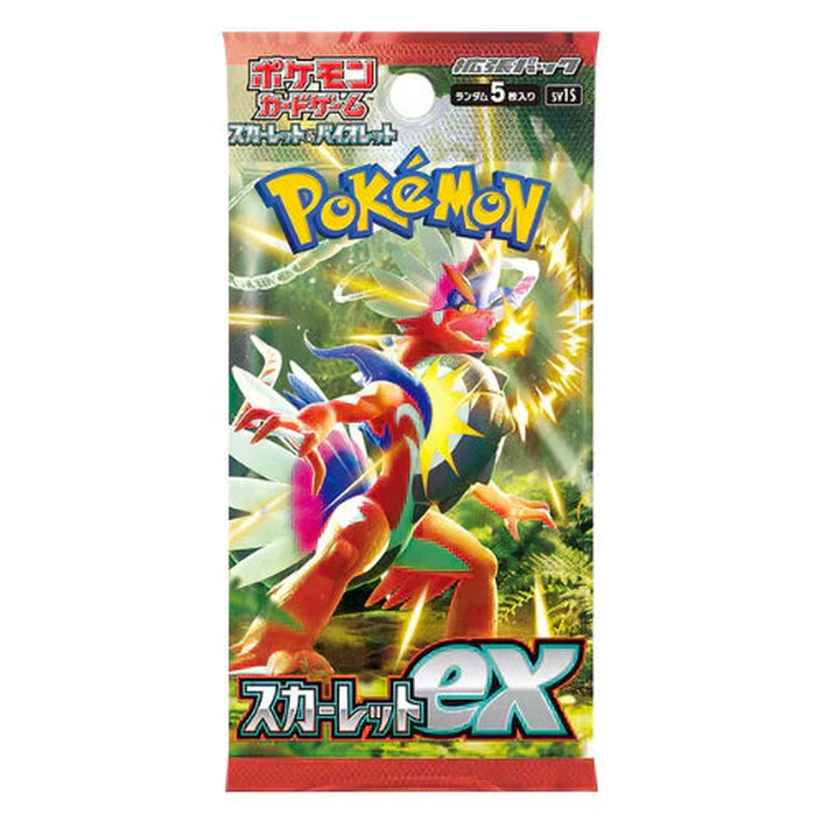 Japanese Pokemon Cards - Booster Pack Pokmon Scarlet & Violet EX Scarlet