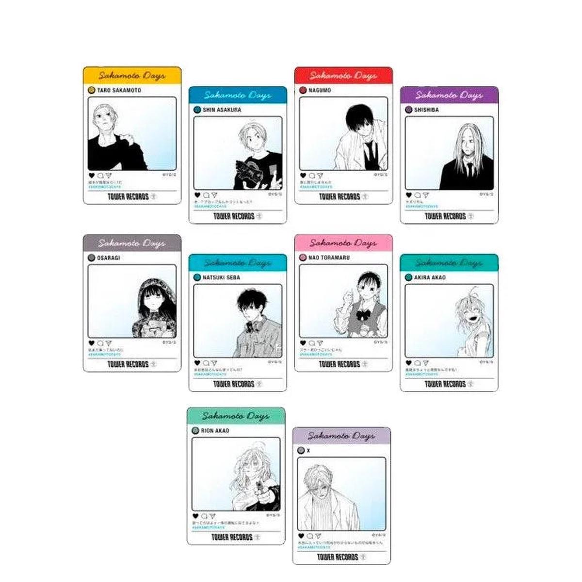 Sakamoto Days Anime Merch - SNS Style Clear Card Collection (1 Random)