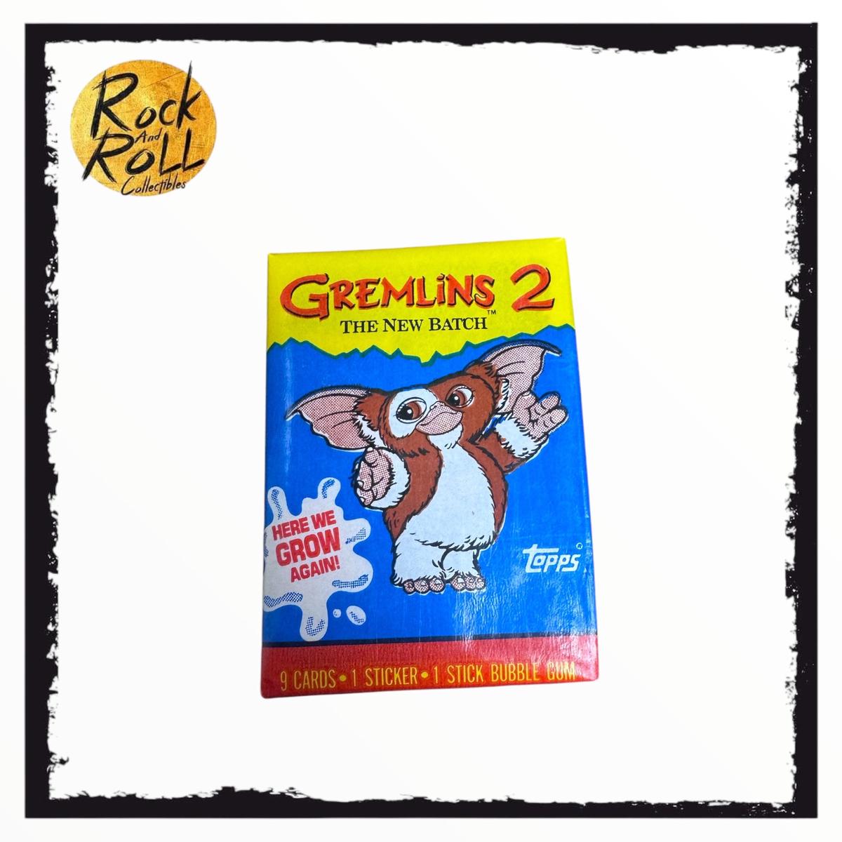 1990 Gremlins 2 - 1 x Wax Pack Topps Card Pack