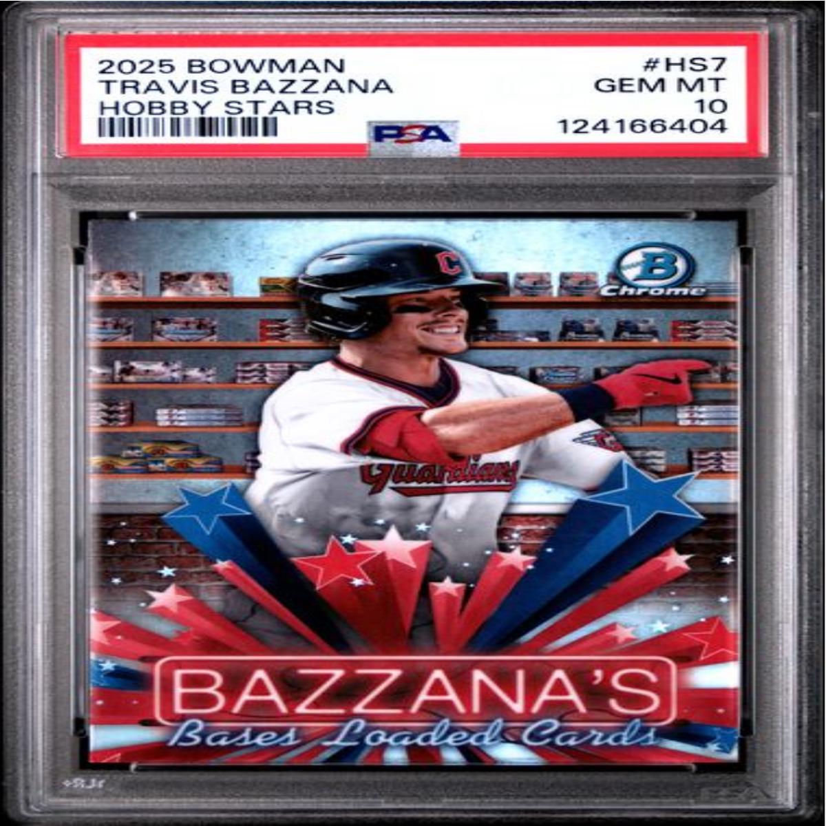 Graded 2025 Topps Bowman Travis Bazzana #HS7 Hobby Stars Rookie RC Baseball Card PSA 10 Gem Mint