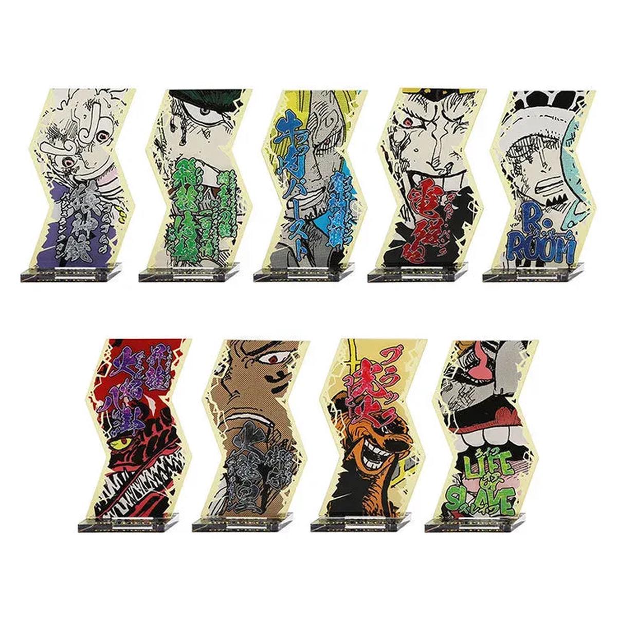 One Piece" Anime Merch - Special Move Acrylic Stand Collection