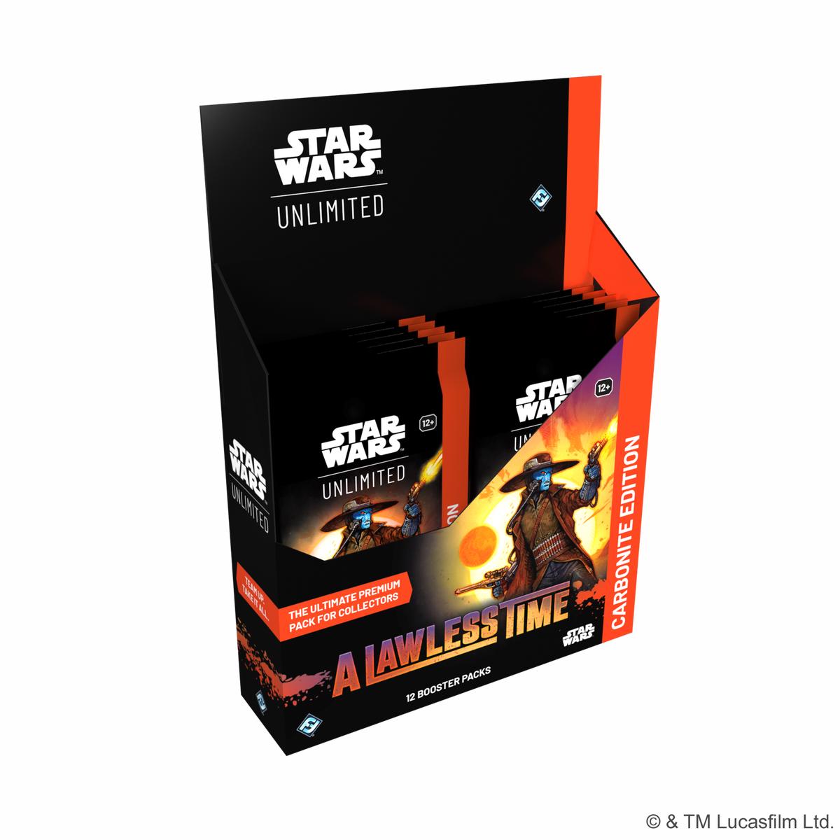 Star Wars Unlimited: A Lawless Time: Carbonite Booster Display