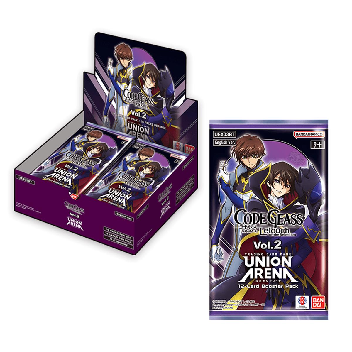 CODE GEASS Lelouch of the Rebellion Vol2 UE BT Union Arena Booster Pack (1 Booster Pack)
