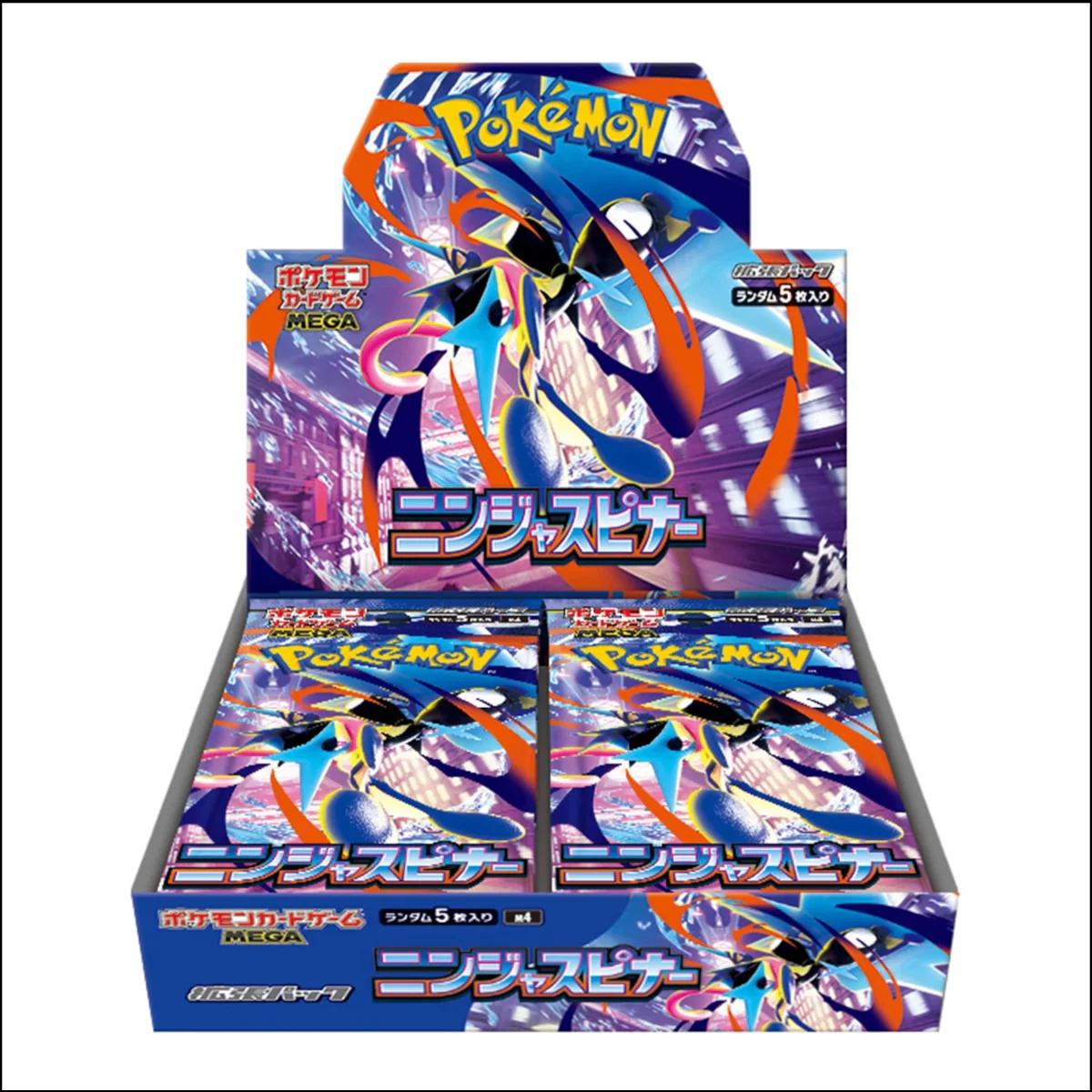 Pokmon Ninja Spinner M4 Booster Box  Mega Series Japanese TCG