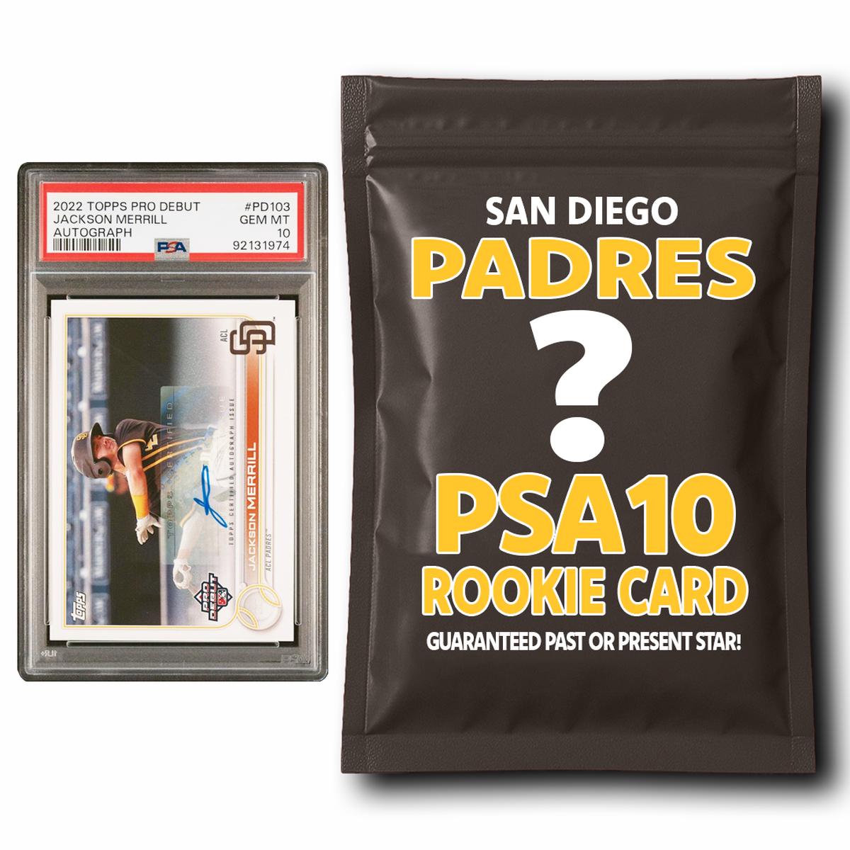 San Diego Padres PSA 10 Graded Rookie Card Mystery Pack