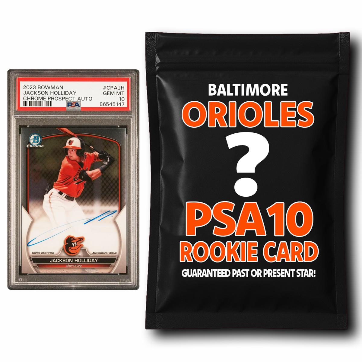 Baltimore Orioles PSA 10 Graded Rookie Card Mystery Pack