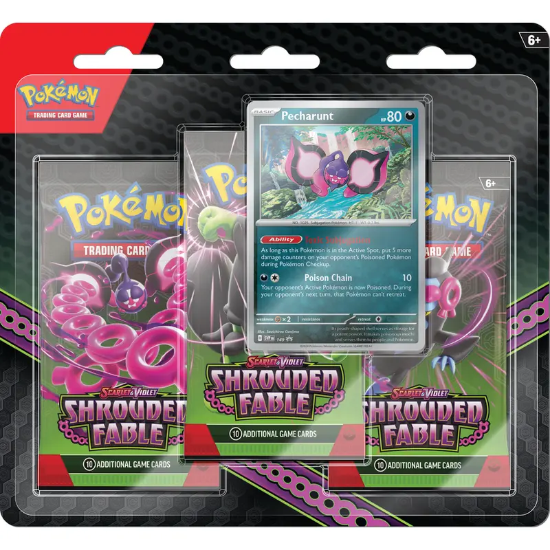 POKEMON SV6.5 SHROUDED FABLE 3PK BLISTER