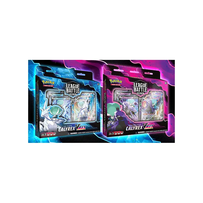 Pokmon TCG League Battle DeckShadow Rider Calyrex VMAX & Ice Rider Calyrex VMAX