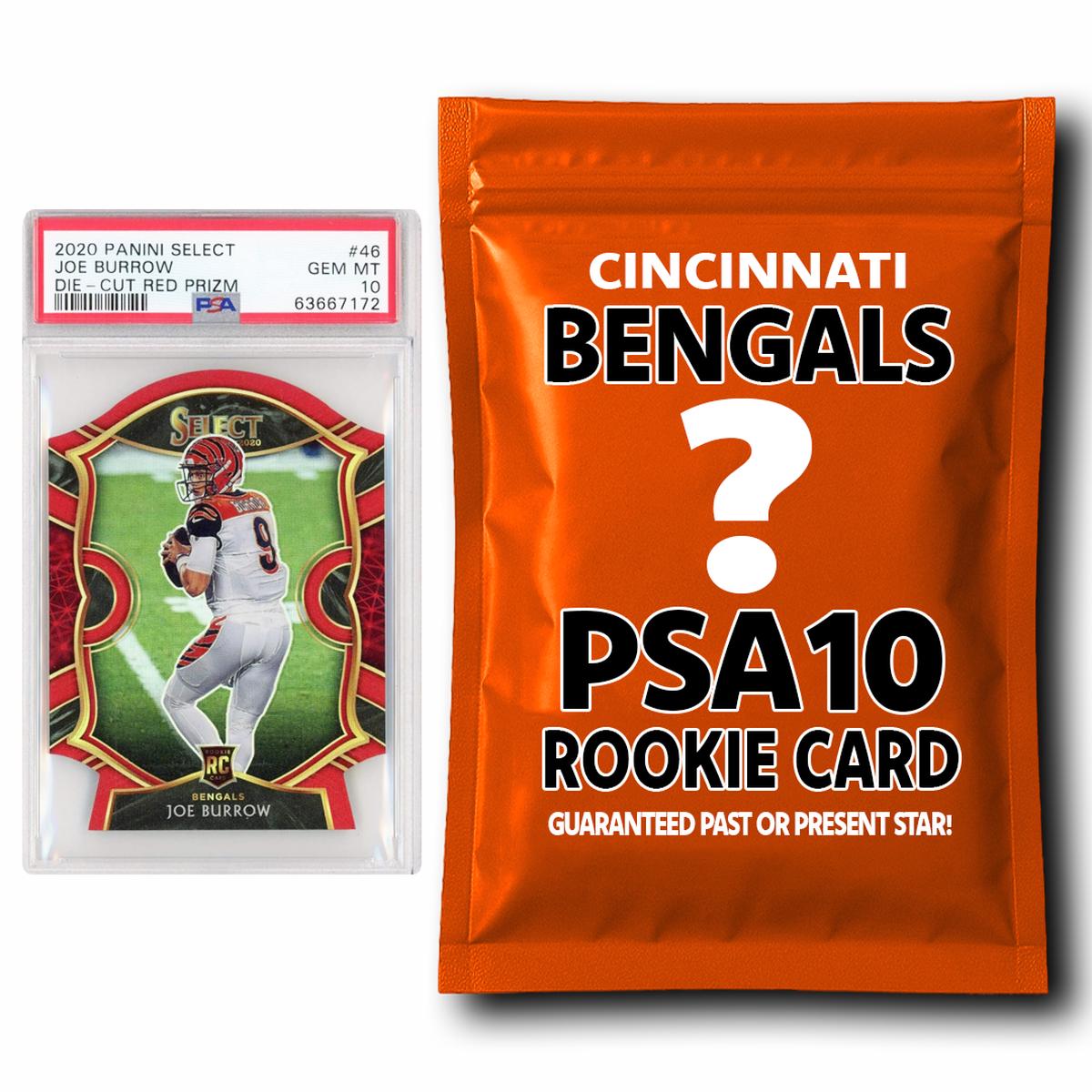 Cincinnati Bengals PSA 10 Graded Rookie Card Mystery Pack