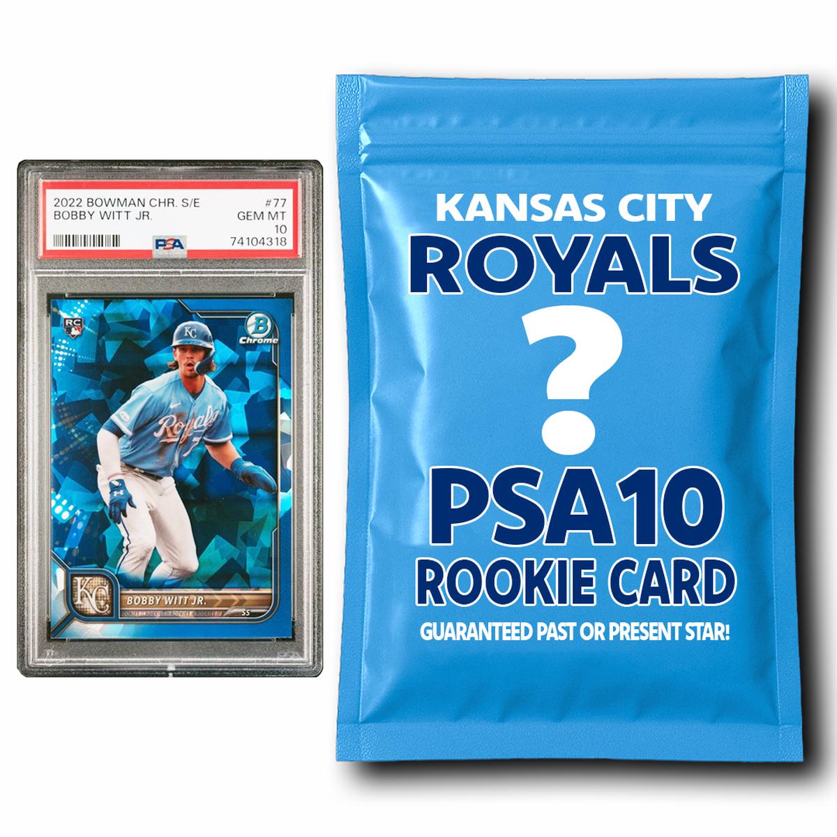 Kansas City Royals PSA 10 Graded Rookie Card Mystery Pack