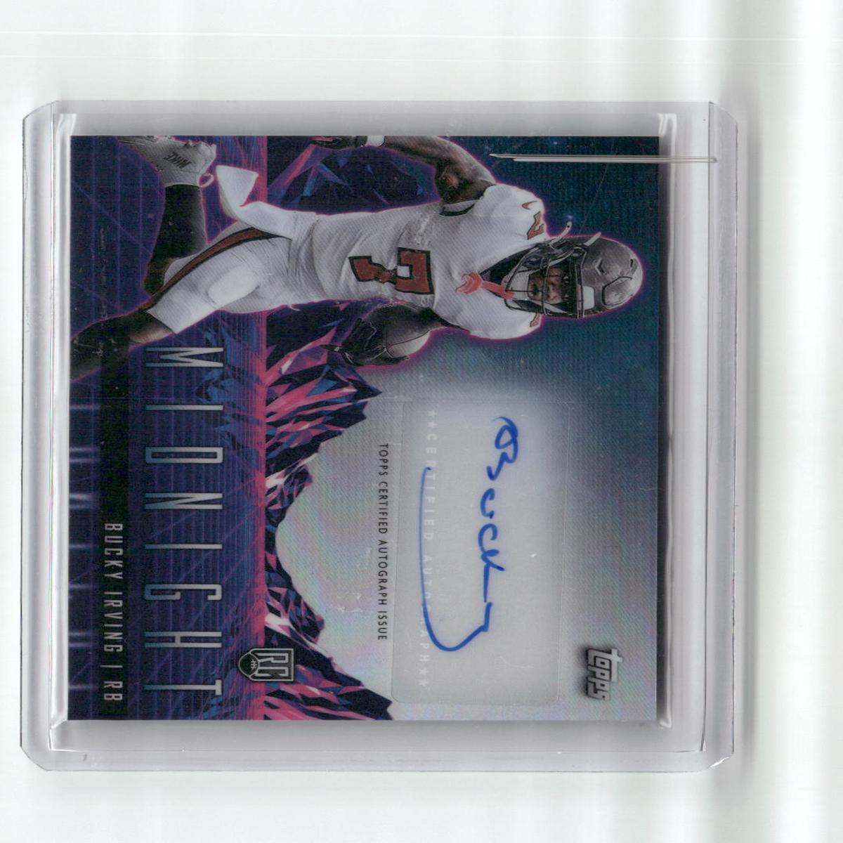 2024 Topps Midnight Rookie Horizons Bucky Irving #RHS-BI Autograph Rookie RC Football Card