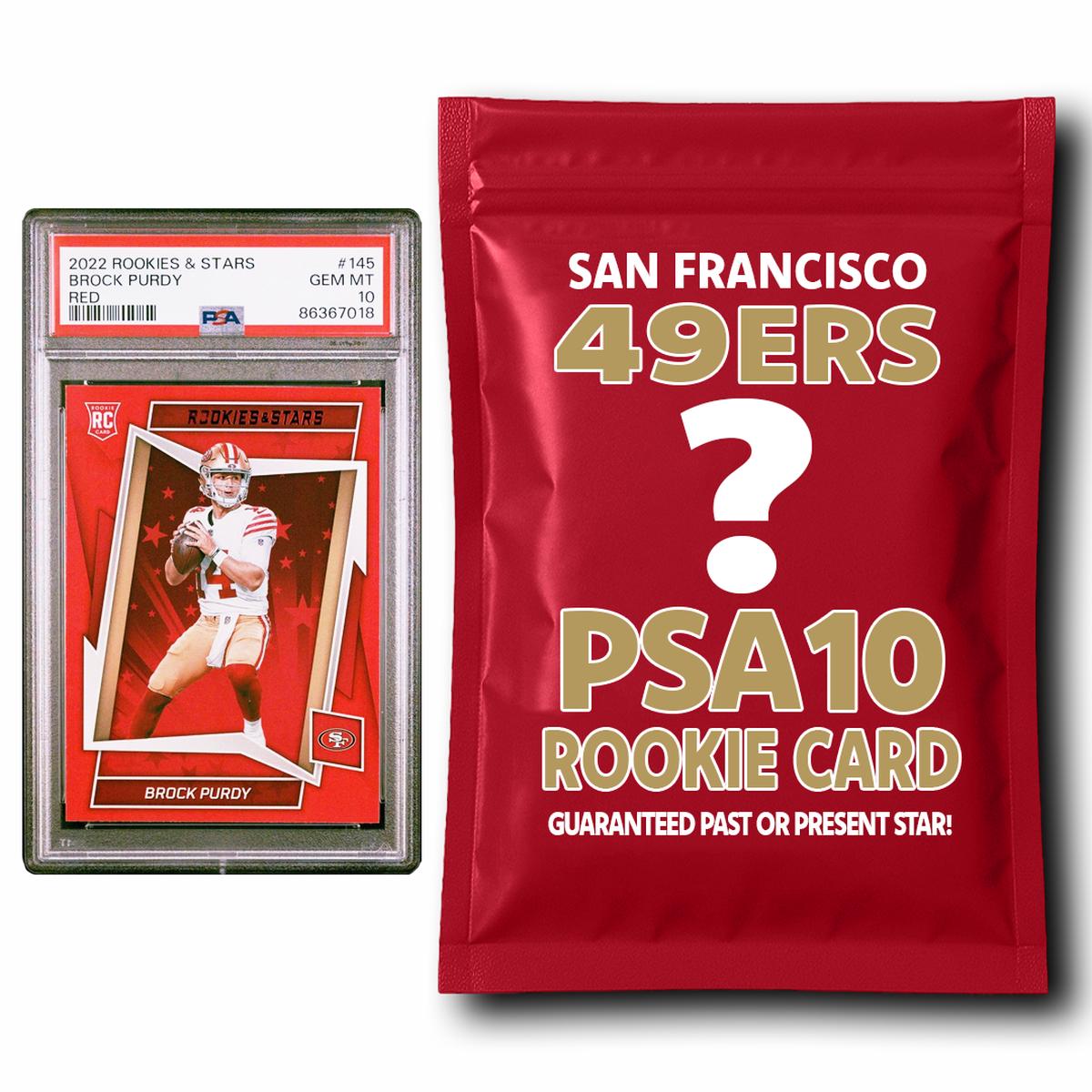 San Francisco 49ers PSA 10 Graded Rookie Card Mystery Pack