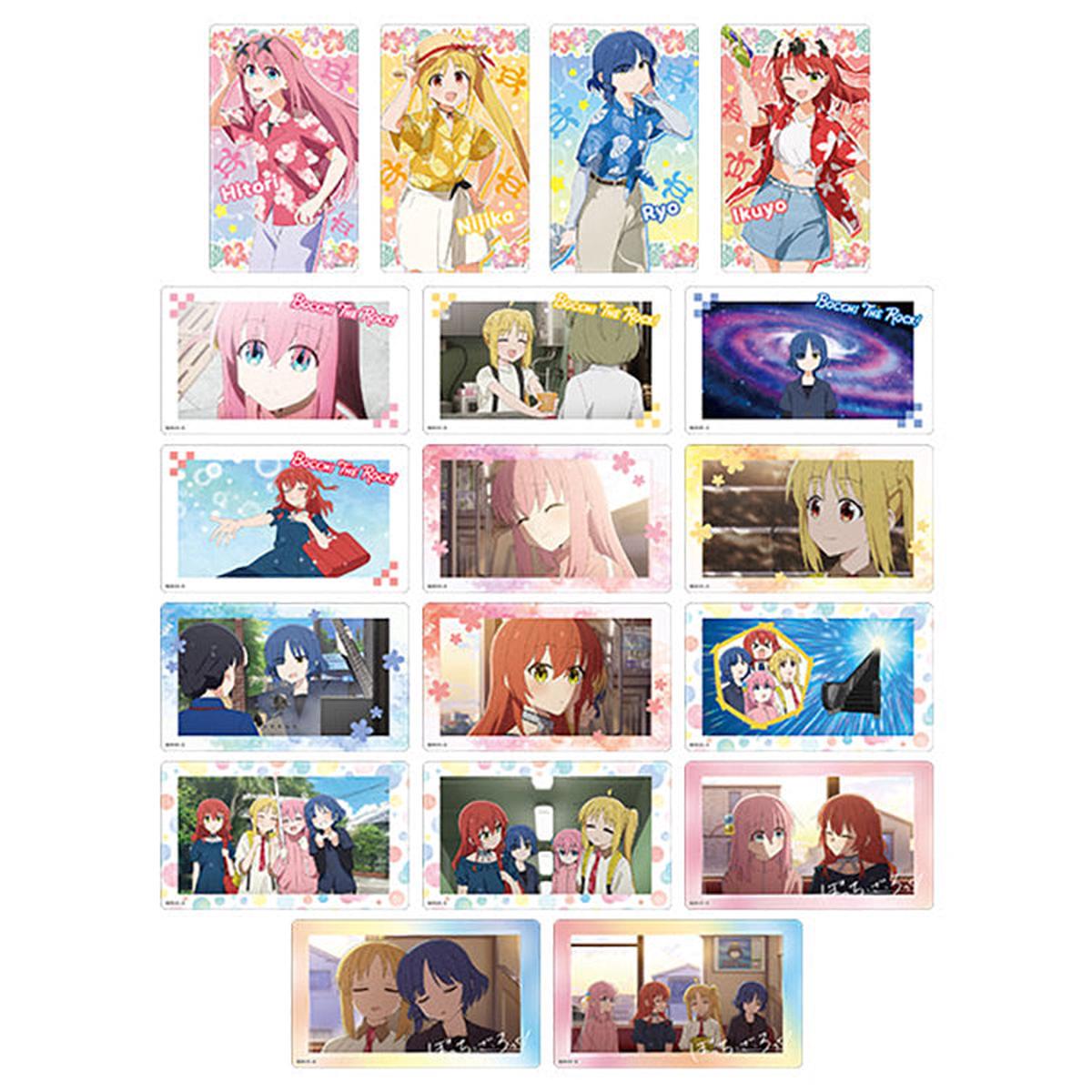 Bocchi The Rock! Anime Merch - Memorial Clear Card Collection vol.2