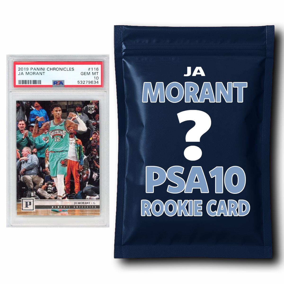 Ja Morant PSA 10 Graded Rookie Basketball Card Mystery Pack