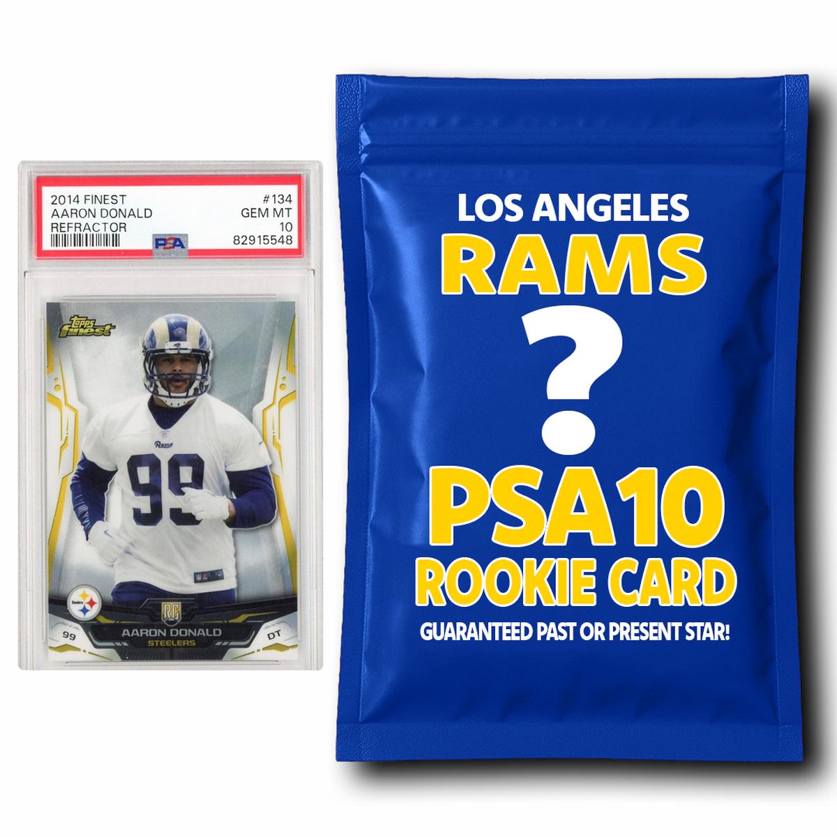 Los Angeles Rams PSA 10 Graded Rookie Card Mystery Pack