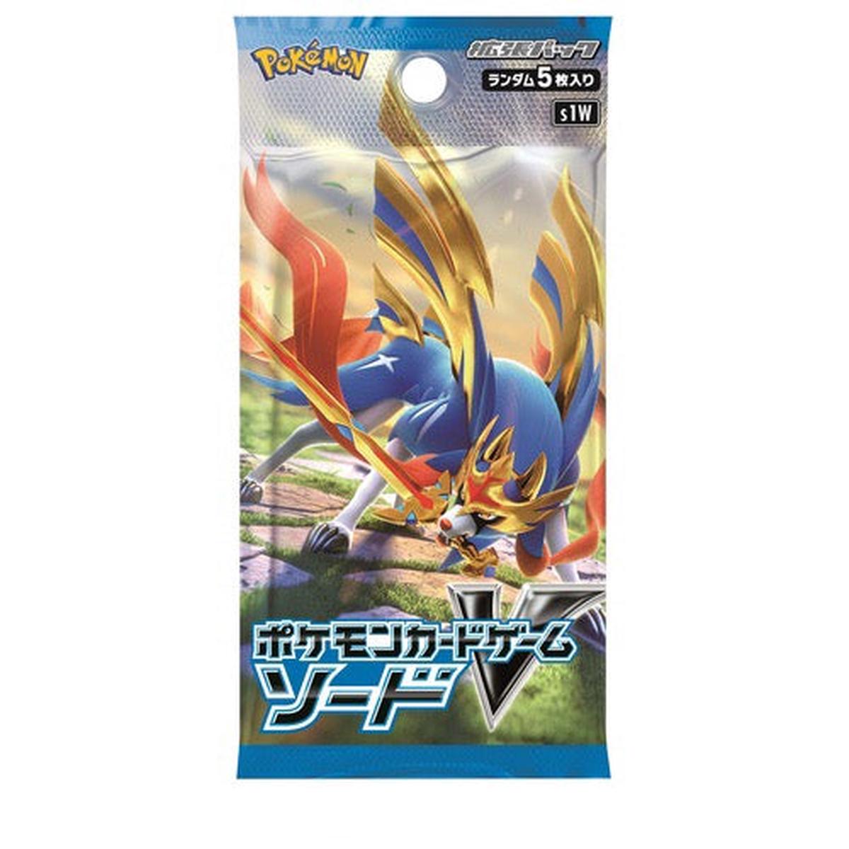 Japanese Pokemon Cards - Pokmon Sword Booster Pack