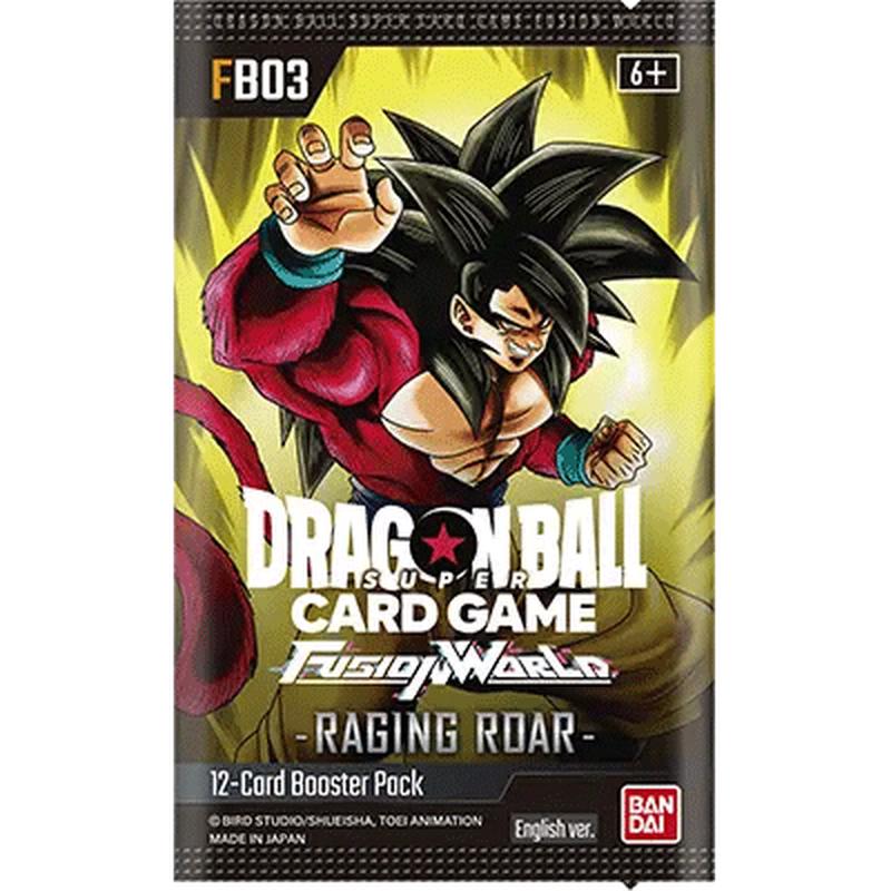 Dragon Ball Super Card game: RAGING ROAR- [FB03] Booster Pack (1 Booster Pack)