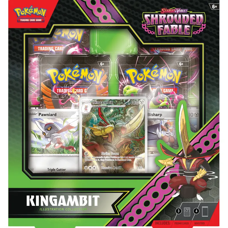 POKEMON SV6.5 SHROUDED FABLE KINGAMBIT ILLUSTRATION COLLECTION