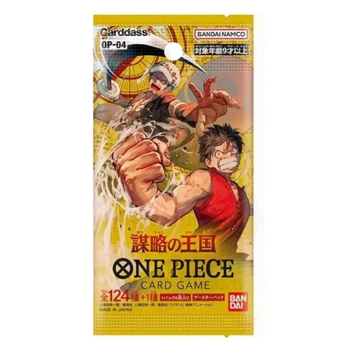 One Piece Card Game - Booster Pack OP04 -Kingdom Of Intrigue - (Japanese Ver.)