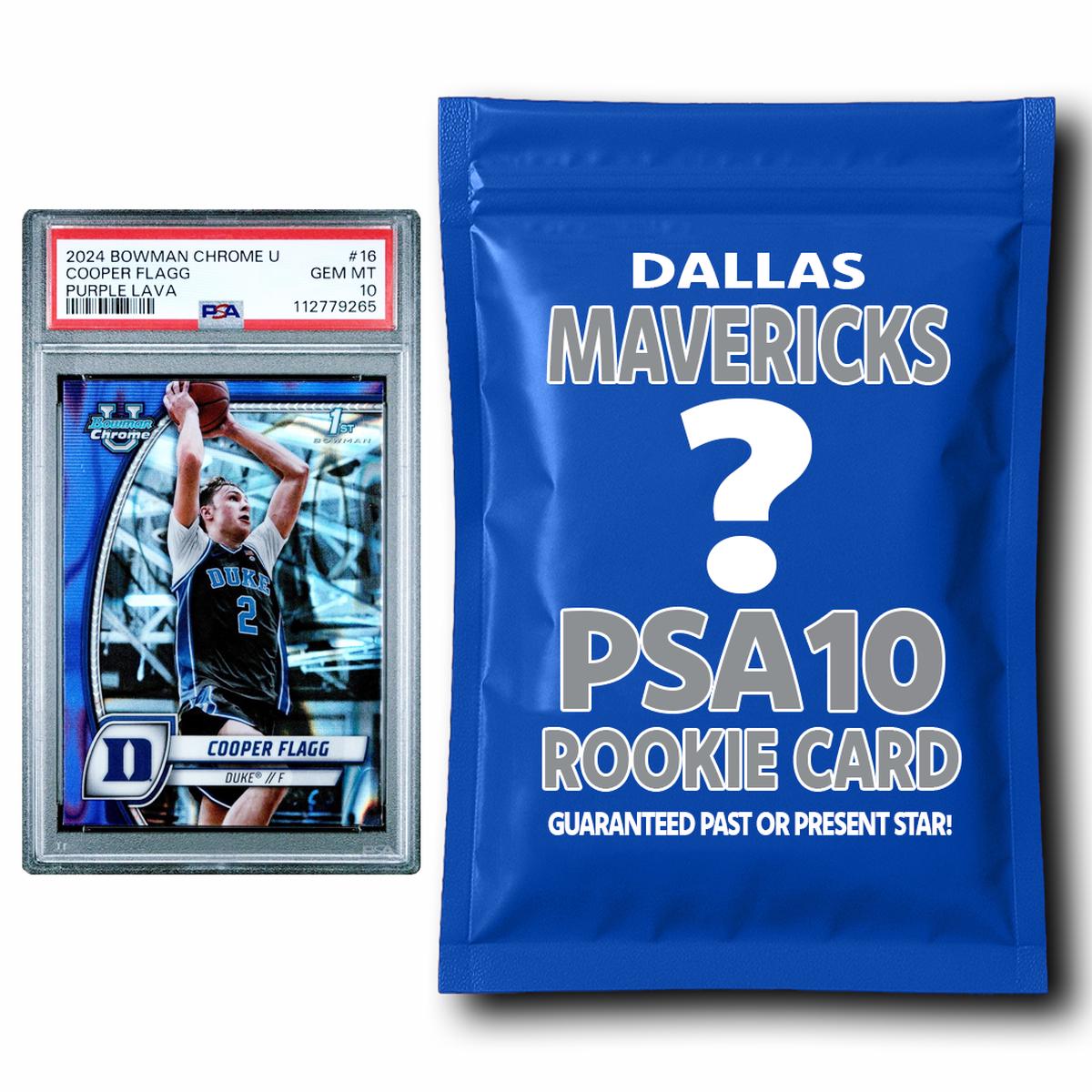 Dallas Mavericks PSA 10 Graded Rookie Card Mystery Pack