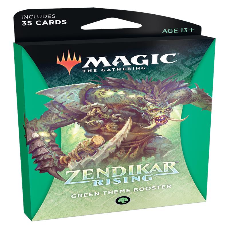 Magic the Gathering CCG: Zendikar Rising Theme Booster - Green