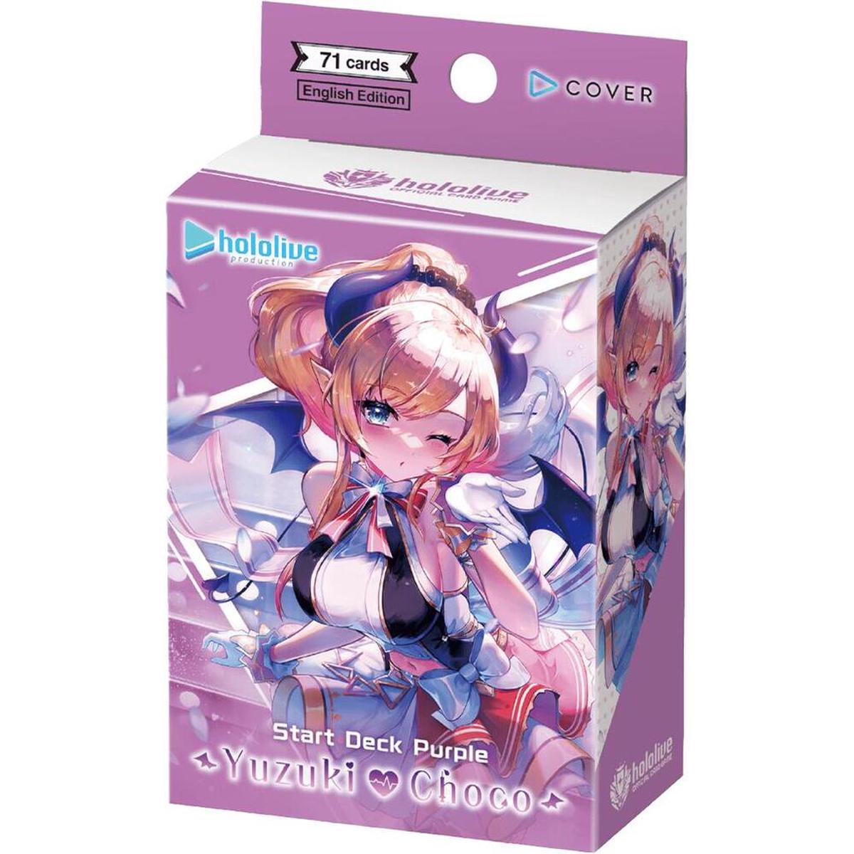 Hololive Card Game - Yuzuki Choco Start Deck Purple