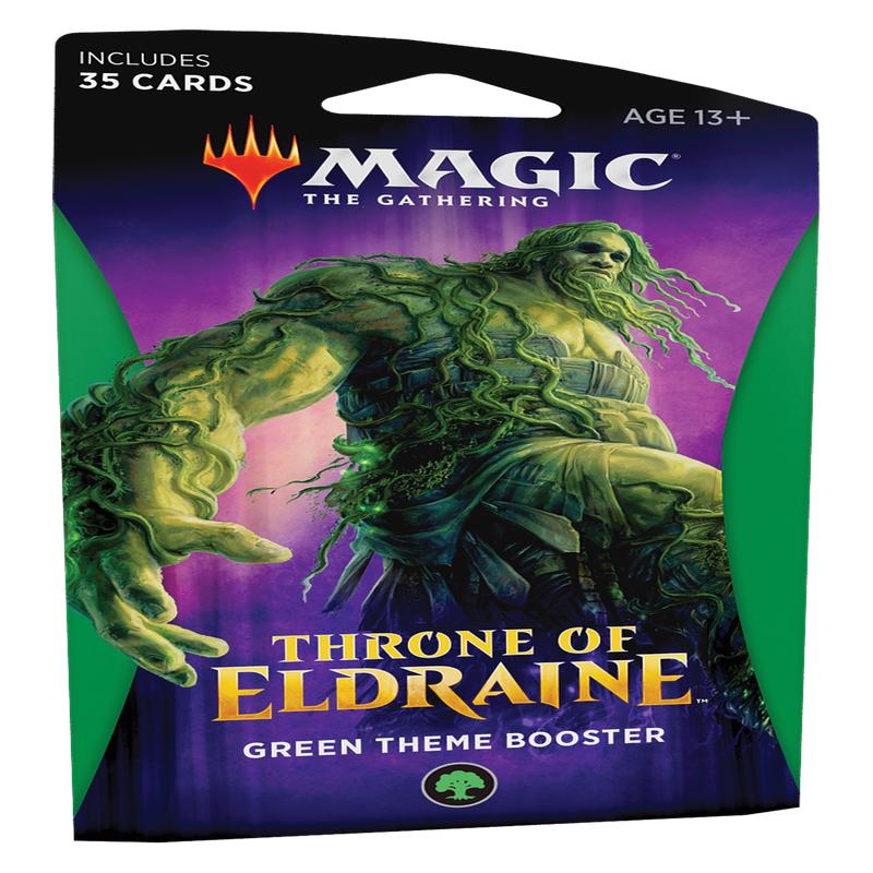 Magic the Gathering CCG: Throne of Eldraine Theme Booster - Green